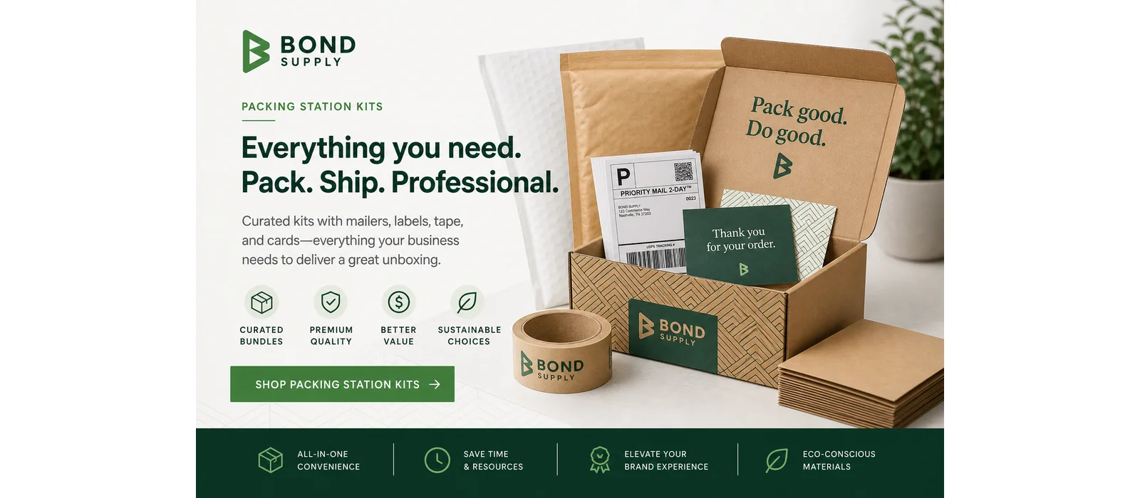 Packing Station Kits from Bond Supply