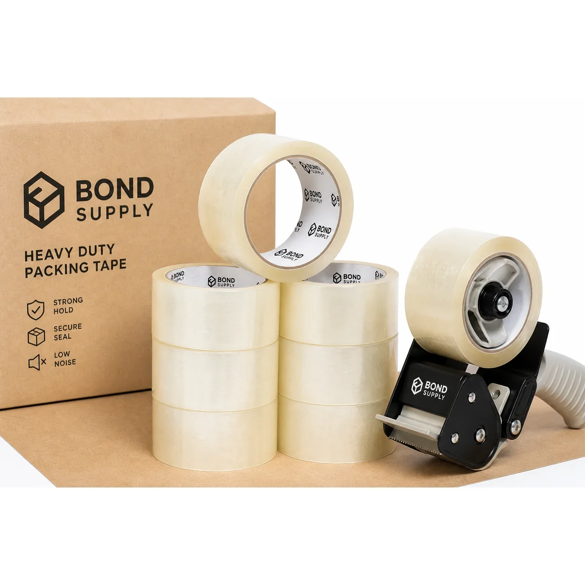 Heavy-Duty Packing Tape — 6 Rolls
