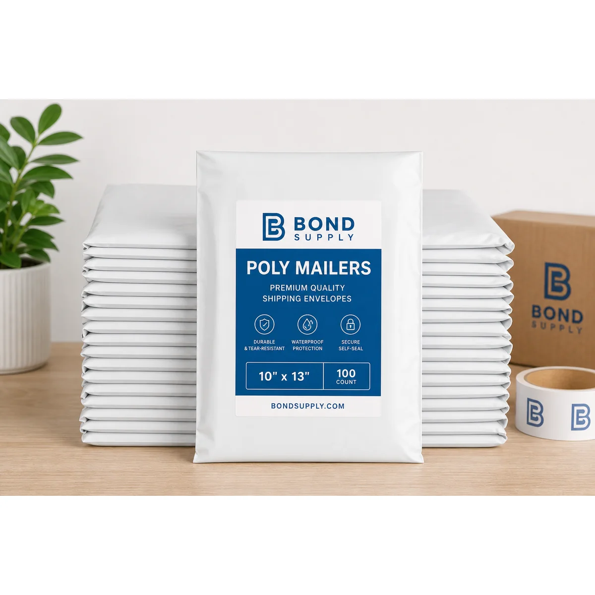 Poly Mailers — 100 Pack